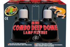 Mini Combo Deep Dome Lamp Fixture 2 X 100 W Max